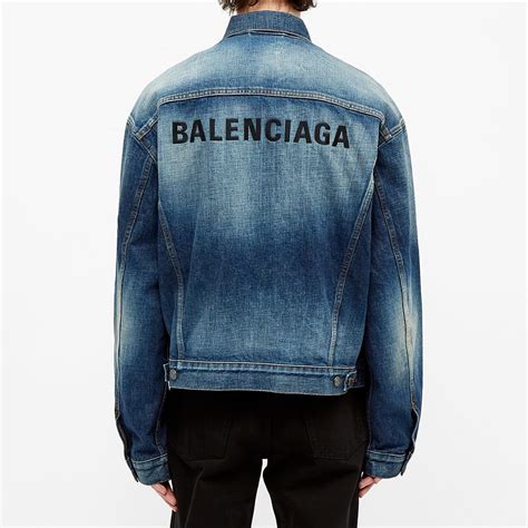 balenciaga jacket replica|balenciaga denim jacket men's.